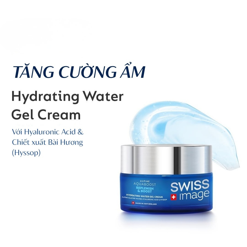 Kem Dưỡng Dạng Gel Swiss Image Alpine Aquaboost Hydrating Water Gel Cream Cấp Ẩm Chuyên Sâu 50ml image