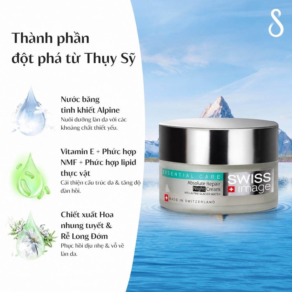 Kem Tái Tạo Da Ban Đêm Swiss Image Absolute Repair Night Cream 50ml image