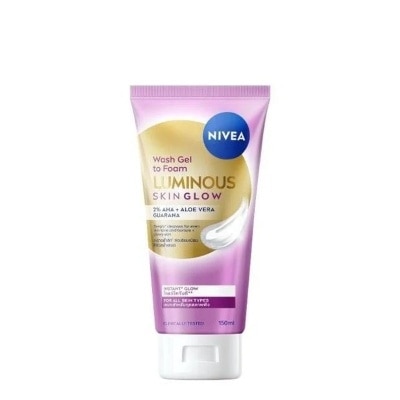 NIVEA Sữa Rửa Mặt Nivea Luminous Skin Glow Wash Gel To Foam 150ml image