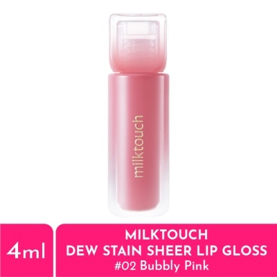 MILKTOUCH Son Bóng Milktouch Dew Stain Sheer Lip Gloss 4ml . image