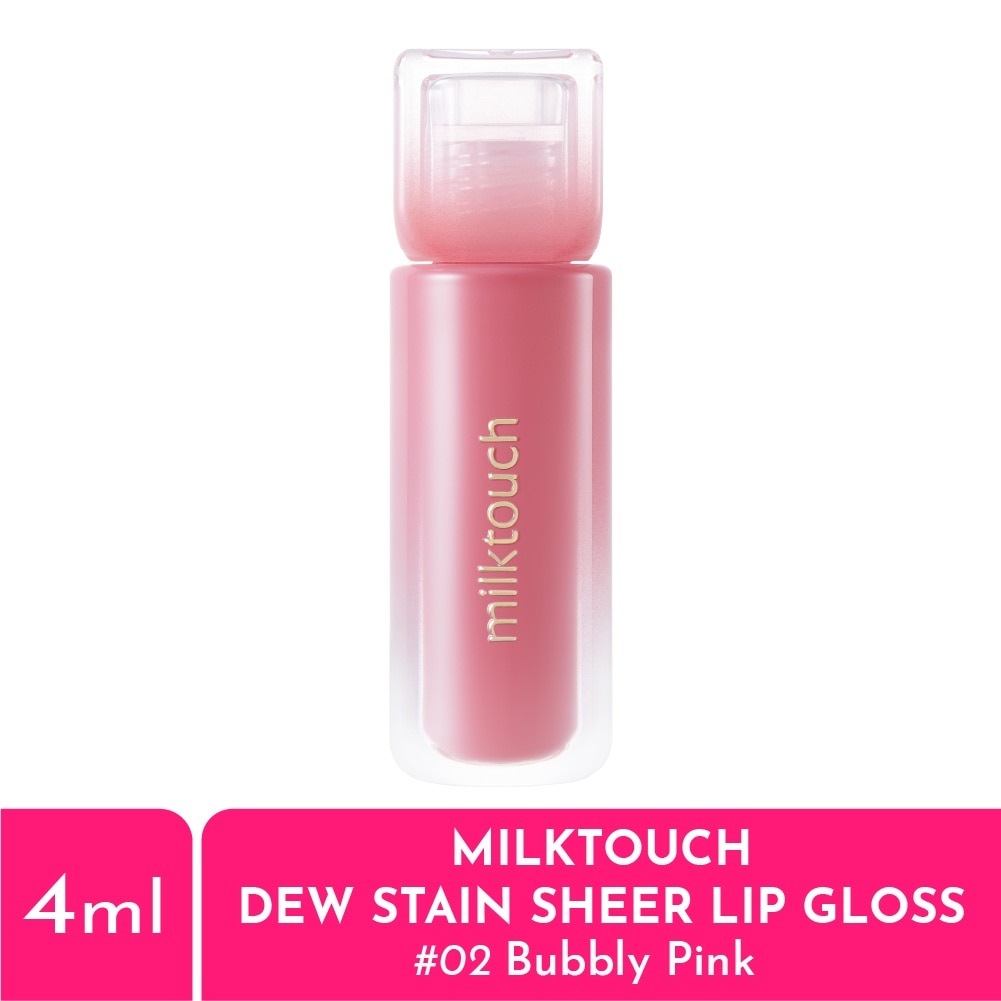 Milktouch Dew Stain Sheer Lip Gloss 4ml . image