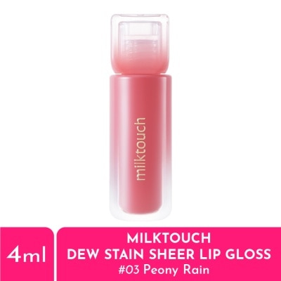 MILKTOUCH Son Bóng Milktouch Dew Stain Sheer Lip Gloss 4ml . image