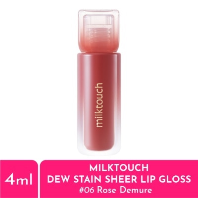 MILKTOUCH Son Bóng Milktouch Dew Stain Sheer Lip Gloss 4ml . image