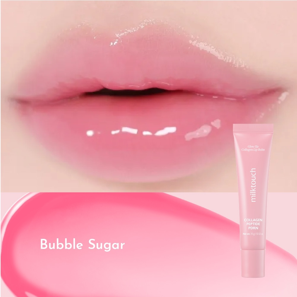 Son Dưỡng Môi Milktouch Glow Up Collagen Lip Balm 15g . image