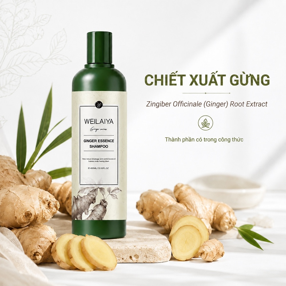 Weilaiya Ginger Essence Shampoo 400ml image
