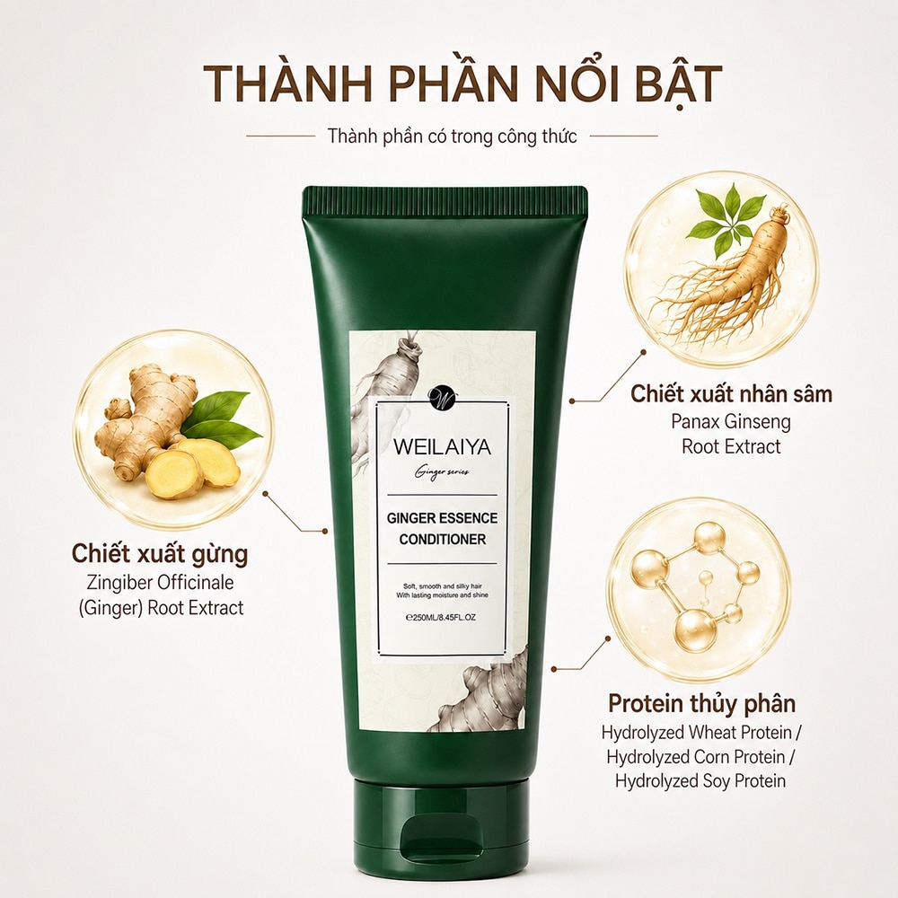 Weilaiya Ginger Essence Conditioner 250ml image