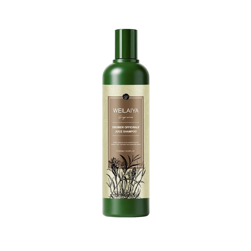 Dầu Gội Weilaiya Zingiber Officinale Juice Shampoo Gừng Nâu Hỗ Trợ Mọc Tóc 400ml