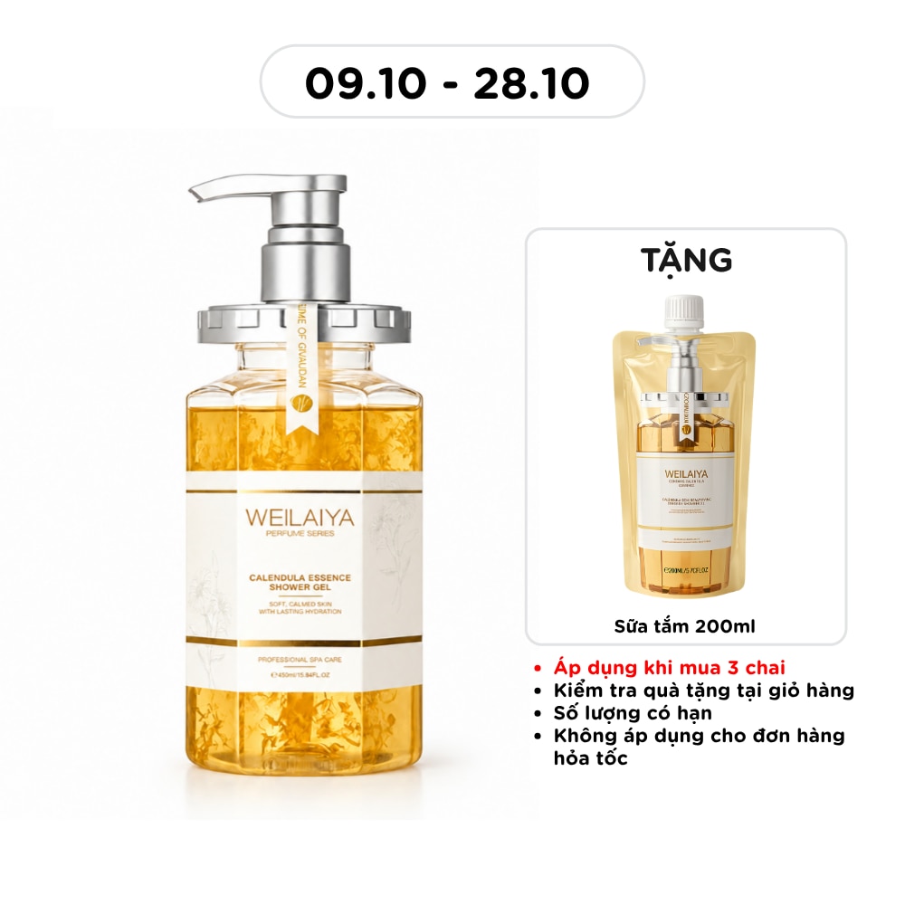 Weilaiya Calendula Essence Shower Gel 450ml
