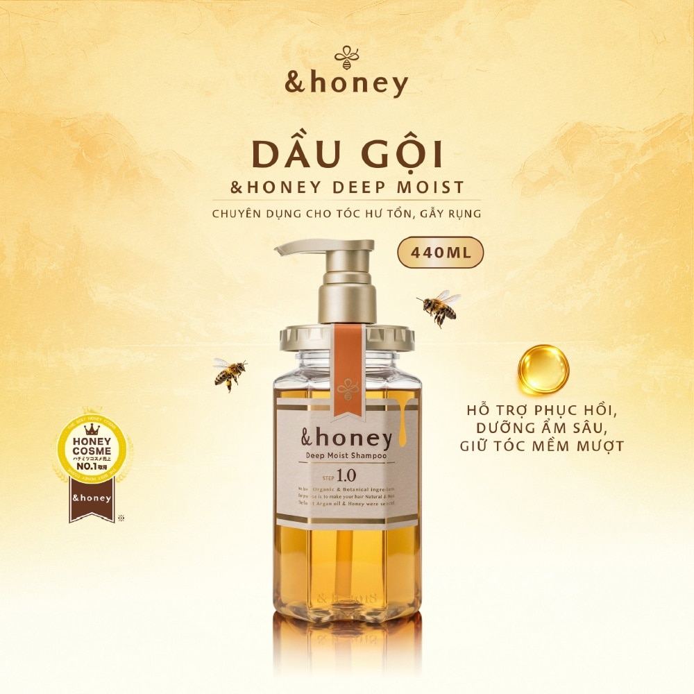 &Honey Deep Moist Shampoo 1.0 440ml image