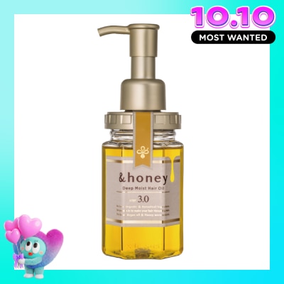 &HONEY Dầu Dưỡng Tóc &Honey Deep Moist Hair Oil 3.0 Hương Hoa Hồng 100ml image