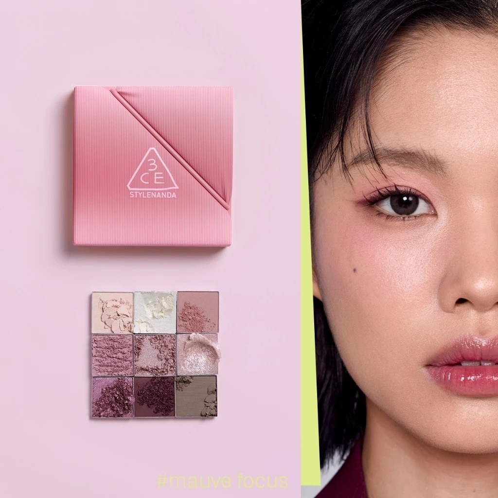 Bảng Phấn Mắt 9 Màu 3CE Multi Eye Color Palette The Textile 8g . image