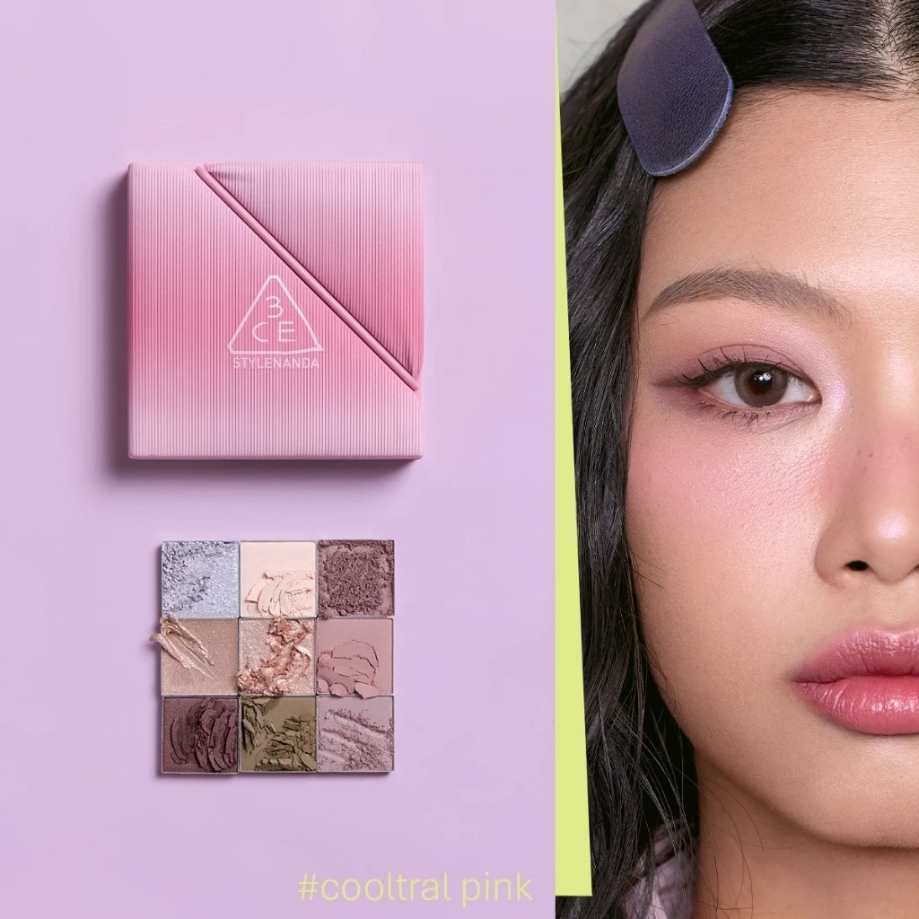 3CE Multi Eye Color Palette The Textile 8g . image