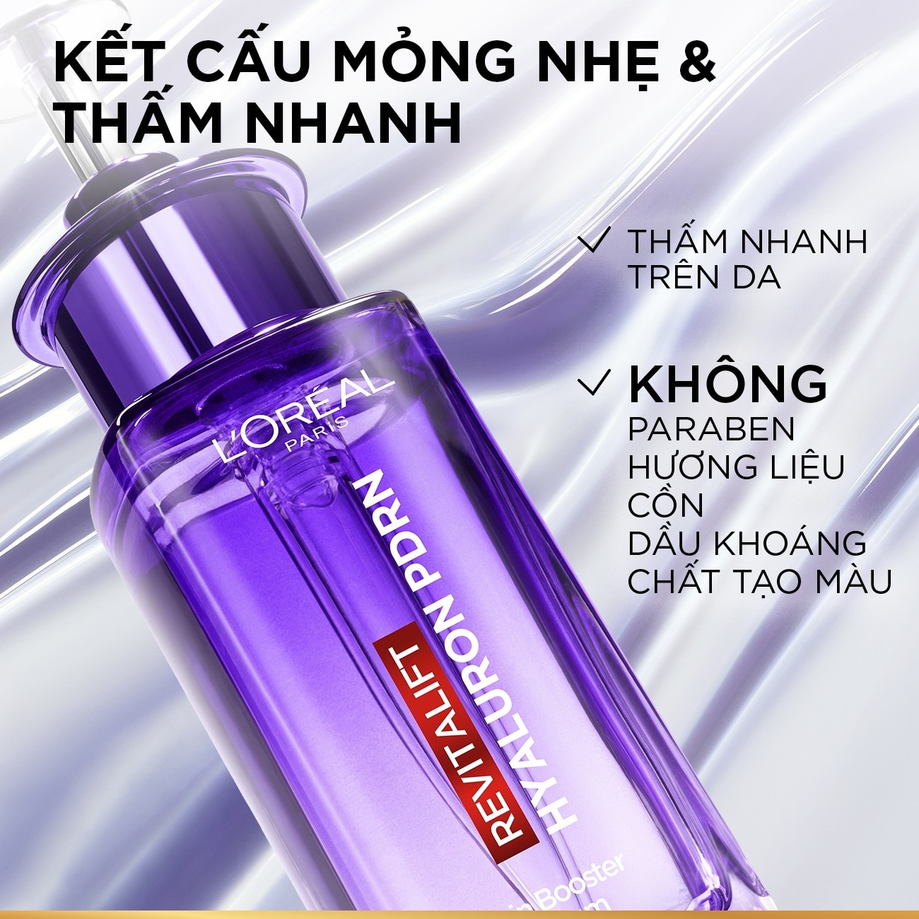 Dưỡng Chất L'oreal Paris Revitalift HA PDRN Skin Booster Serum 30ml image