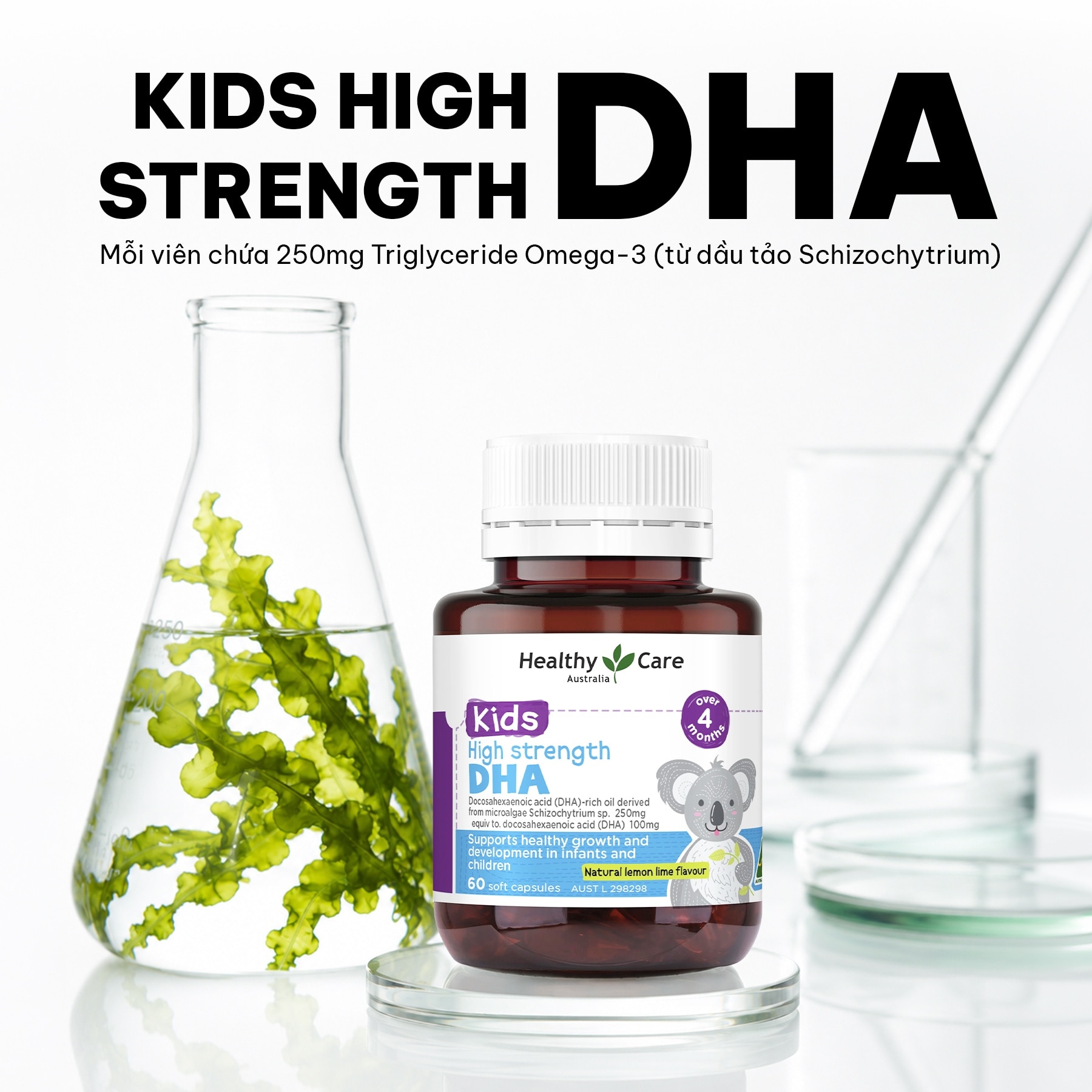 Healthy Care Kids High Strength 250mg 60 Tablets image