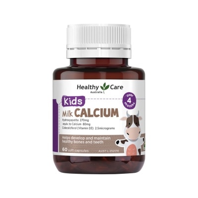 HEALTHY CARE Healthy Care Kids Milk Calcium 60 Tablets image