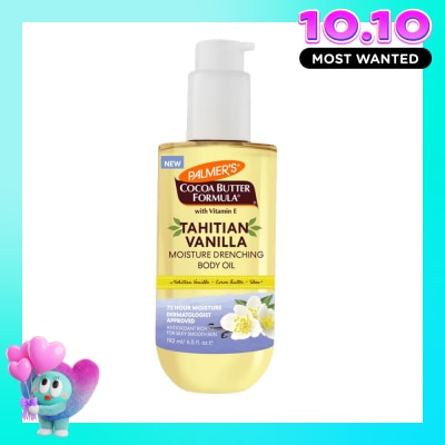 PALMER'S Dầu Dưỡng Thể Palmer's Tahitian Vanilla Moisture Drenching Body Oil 192ml image
