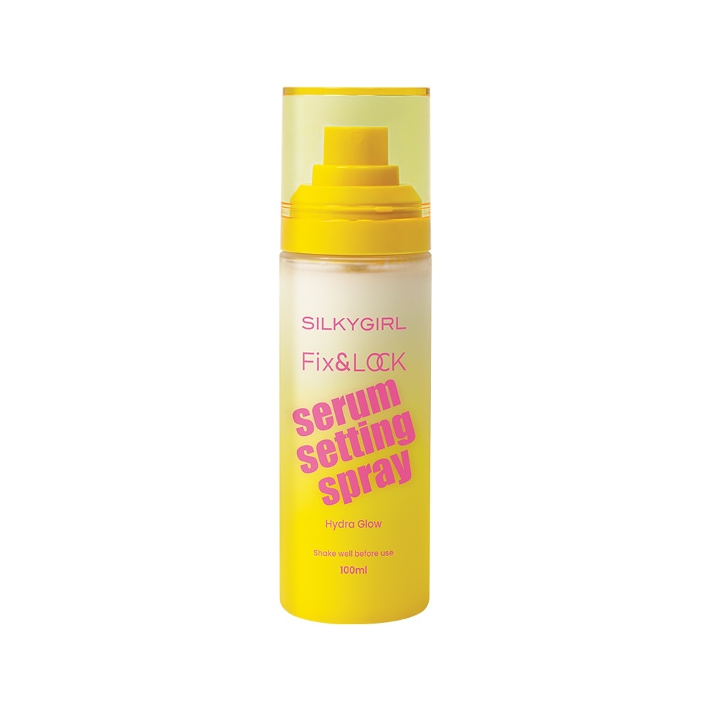 Xịt Khóa Nền Căng Bóng Silkygirl Fix & Lock Serum Setting Spray Hydra Glow 100ml image