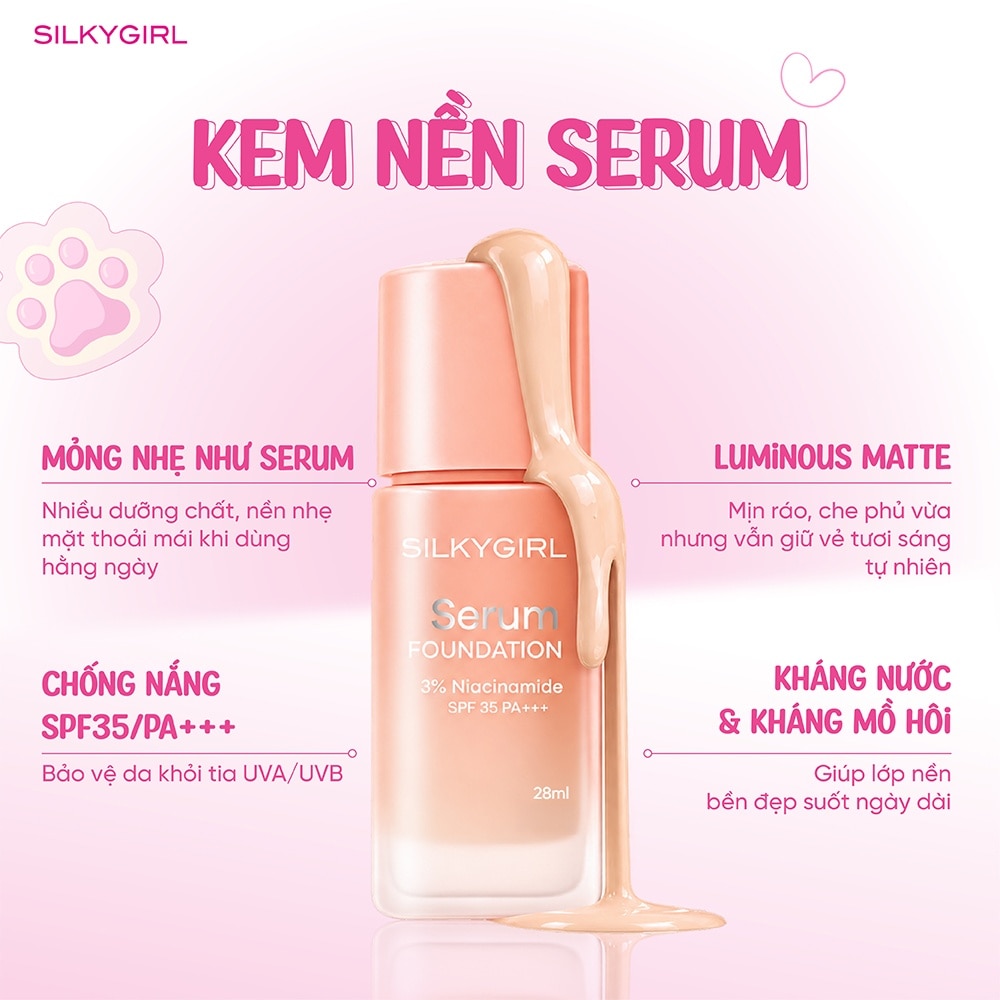 Silkygirl Serum Foundation 28ml . image