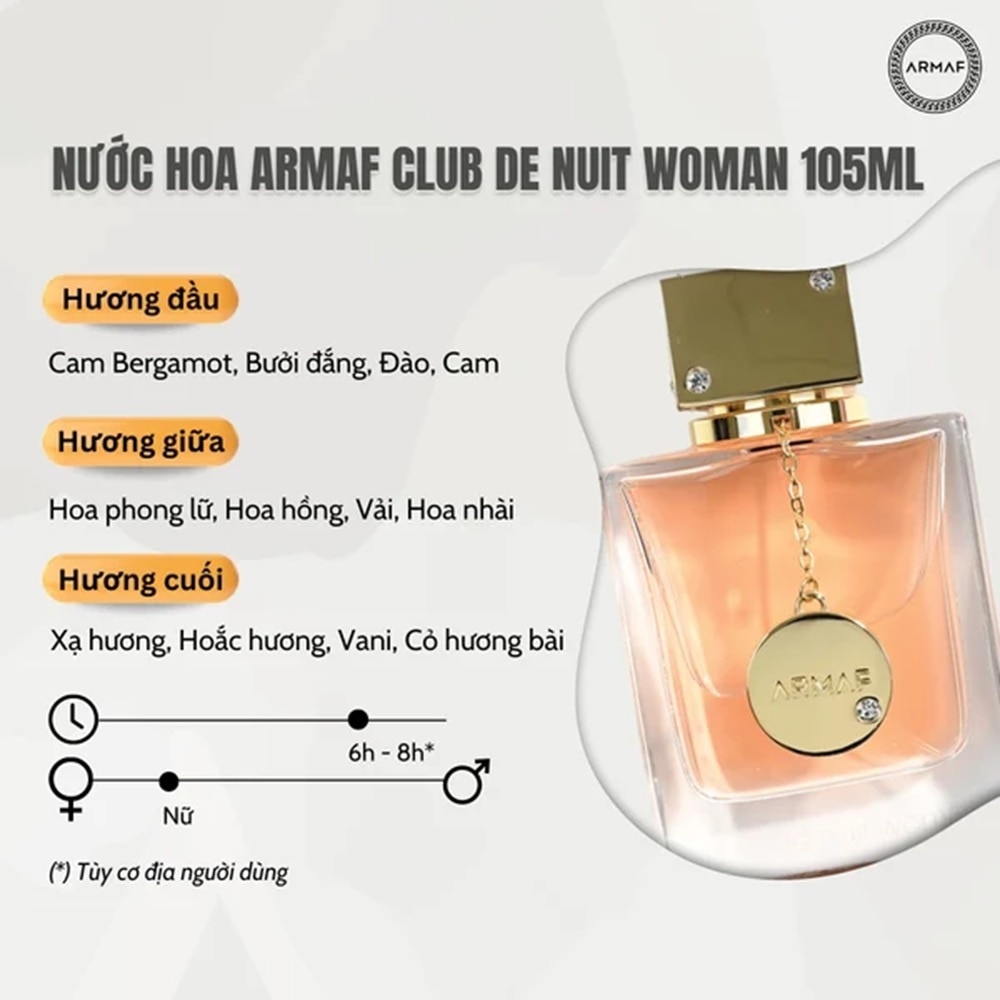 Armaf Club De Nuit Woman Eau De Parfum 105ml image