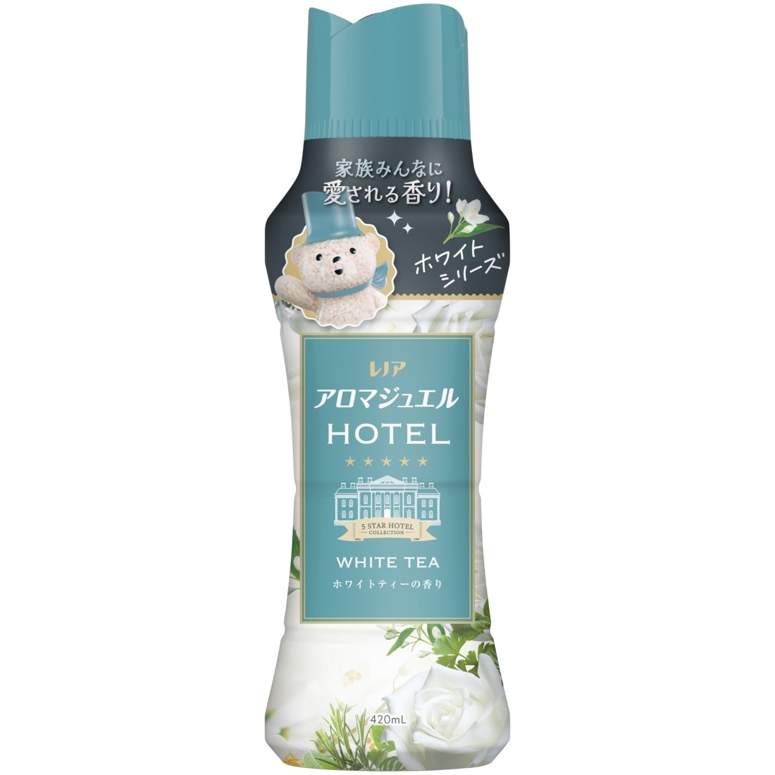 Lenor White Tea Scent Fabric Conditioner Beads 420ml