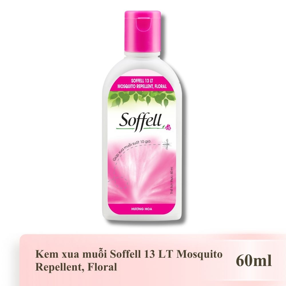 Soffell Floral Scent Mosquito Repellent Cream 60ml