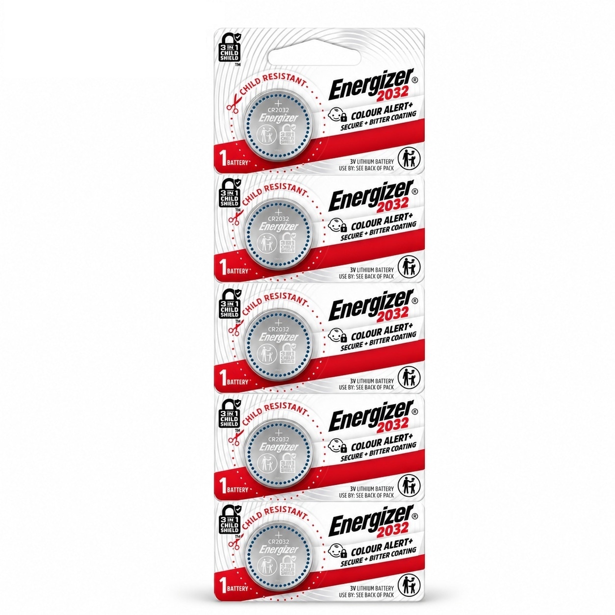 Pin Đồng Xu Energizer 2032 Colour Alert 5pcs image
