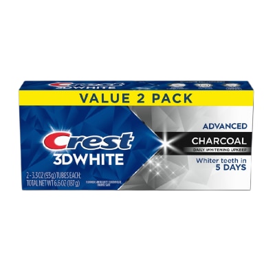 CREST Crest 3D White Advanced Charcoal Toothpaste 93g x 2pcs image