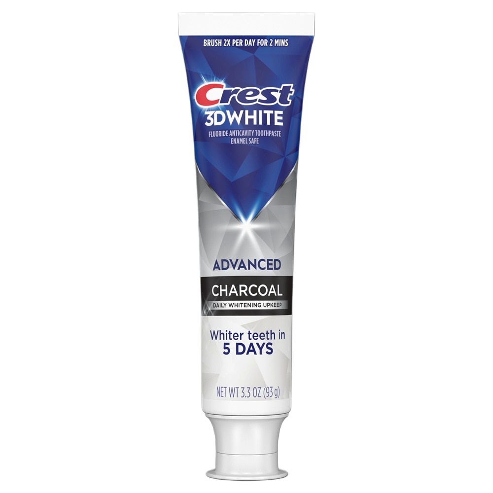 Crest 3D White Advanced Charcoal Toothpaste 93g x 2pcs image