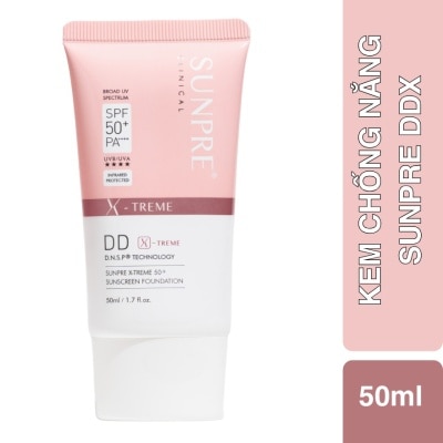MONA FREMA Kem Chống Nắng Mona Frema Sunpre X Treme 50+ Sunscreen Foundation SPF50+PA++++ 50ml image