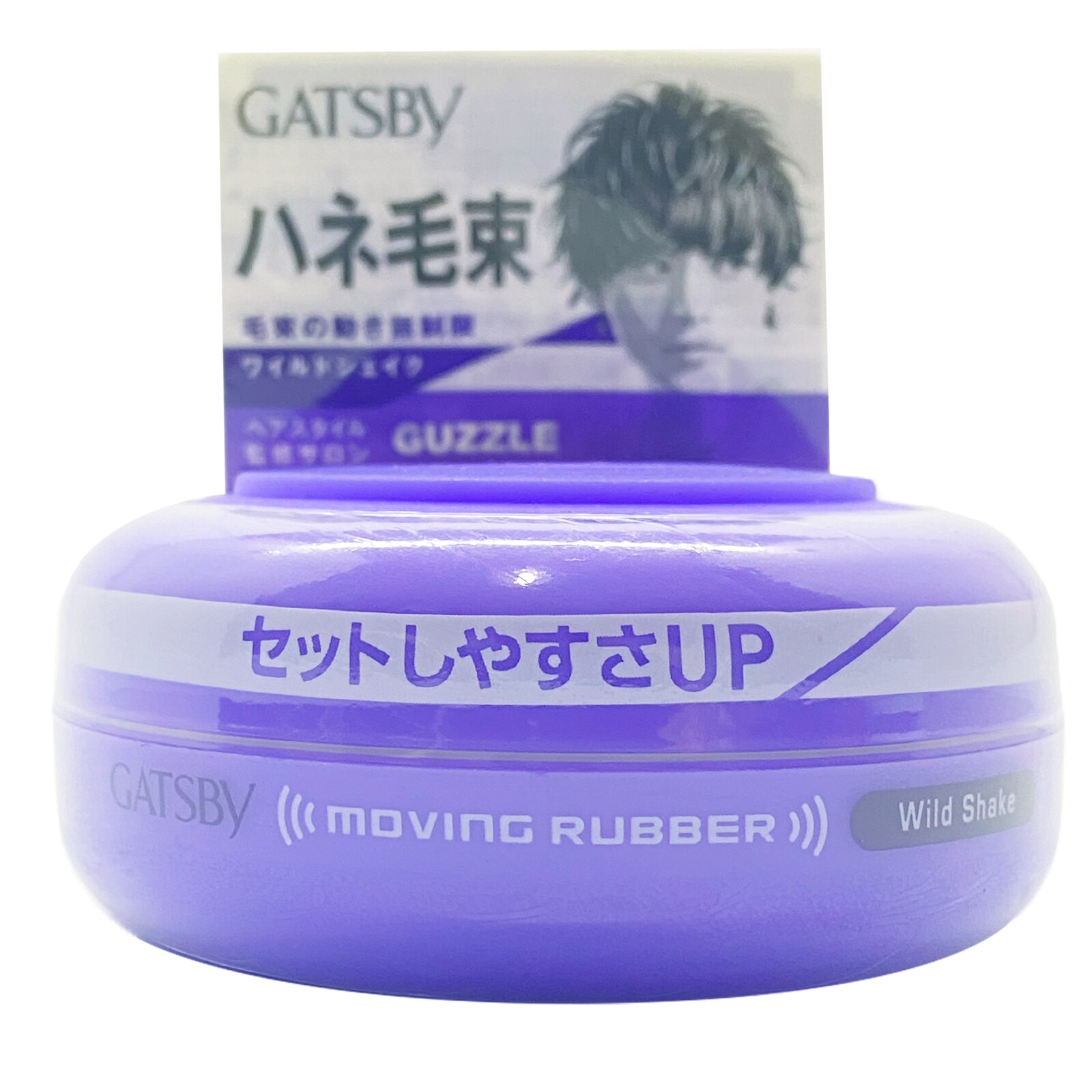 Gatsby Moving Rubber Wild Shake Hair Wax – 80g X 7pcs, Made In Japan