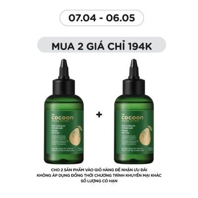 COCOON - Nước Dưỡng Tóc Cocoon Tinh Dầu Bưởi Pomelo Hair Tonic 140ml